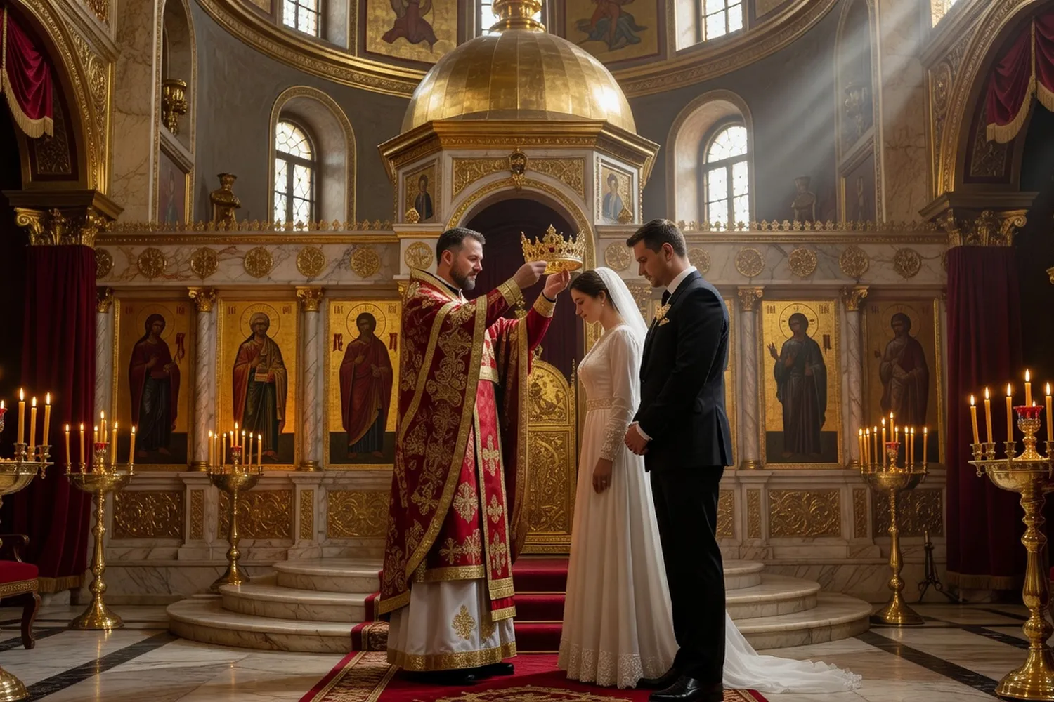 Mariage civil ou religieux orthodoxe russe 2026 : différences et organisation pratique - illustration