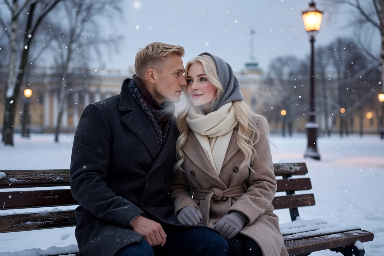Couple russe romantique - messages et declarations d'amour