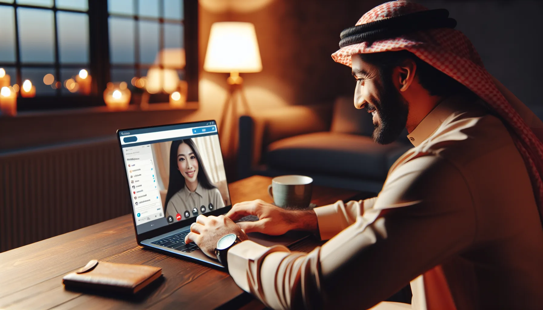 Premier rendez-vous romantique dans un cafe europeen